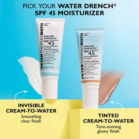 Water Drench Broad Spectrum SPF 45 Hyaluronic Cloud Sheer Tint Moisturizer|50 ml / 1.7 fl oz